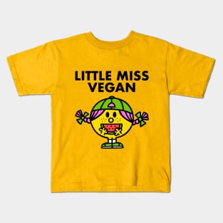 Little Miss Vegan Kids T-Shirt